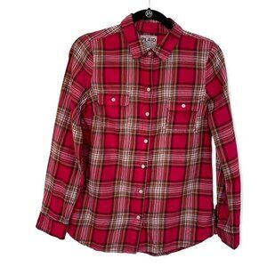 Old Navy Plaid Long Sleeve Button Up